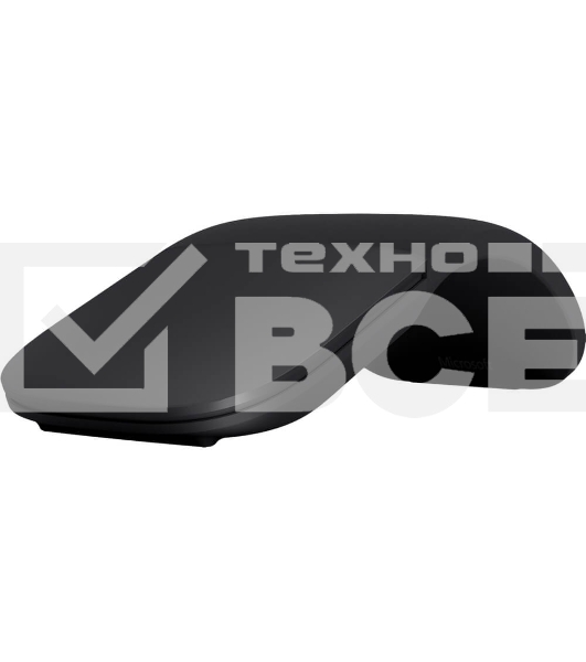 Мышь беспроводная Microsoft Surface Arc Mouse черный, 1000 dpi, Bluetooth, кнопки - 2