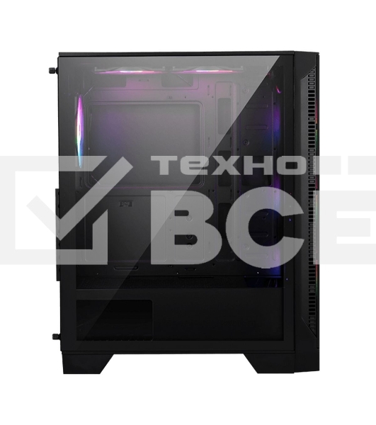 Компьютерный корпус MSI MAG FORGE 120A Mid-Tower, ATX, 2xUSB 3.2, Audio I/O, 6x120mm autoRGB Fan PWM RGB PWM Control Board, Tempered Glass Window