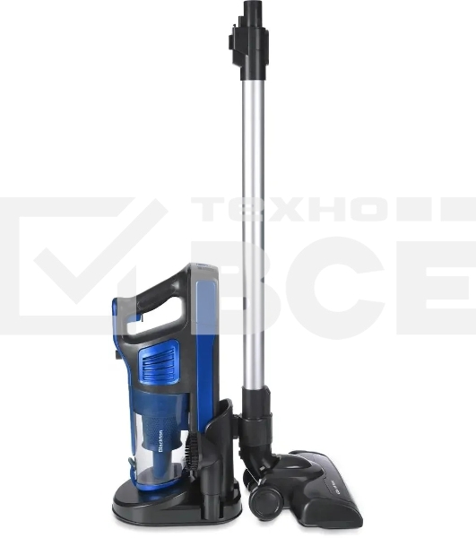 Пылесос вертикальный Blackton Bt VCA1401B черный-синий, питание от аккумулятора, 120 Вт, уборка сухая, пылесборник 0.6 л, работа от АКБ max 40 мин