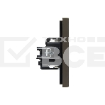 Розетка СП FORTE&PIANO FP315 16А с заземл. защ. шторки винт. крепл. сер. IEK FP-R14-16-K03, фото3
