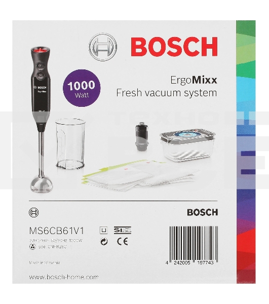 Блендер погружной Bosch MS6CB61V1 черный