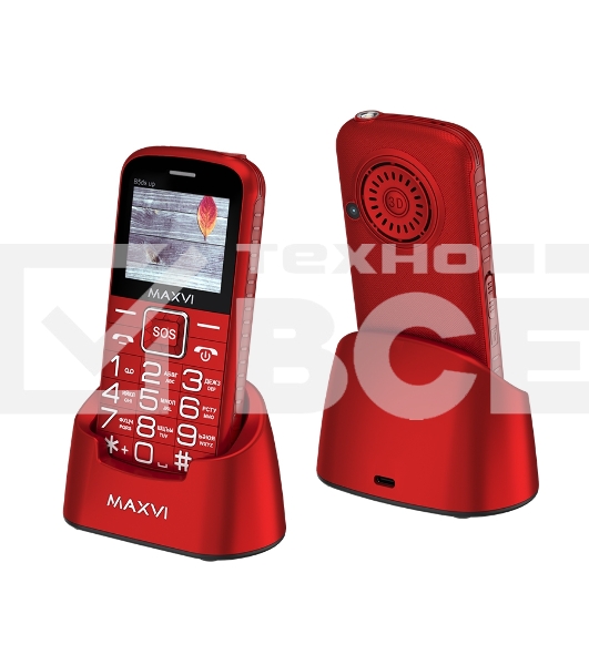 Мобильный телефон Maxvi B5ds up красный