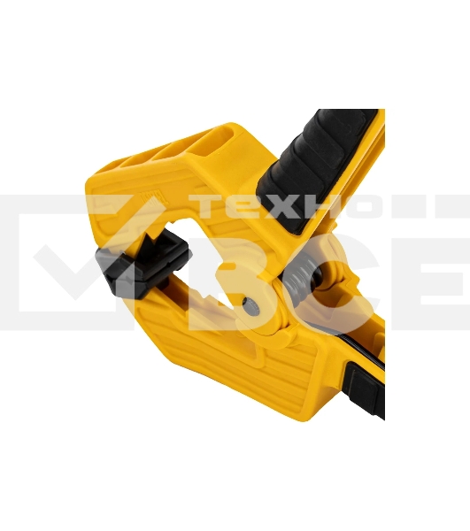 Струбцина клещеобразная Denzel усиленная 80 х 60 мм, двухкомпонентные рукоятки