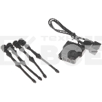 Вентилятор для корпуса Gembird 80x80x25, гидрод., тихий, 3 pin/4pin Molex, провод 30 см (S8025H-3P4M), фото2