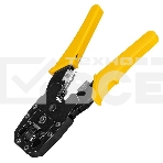 Обжимные клещи Deli DL2468C 8P(RJ-45), 6P(RJ-14 и RJ-12), 4P(RJ-9) 200мм, фото 1