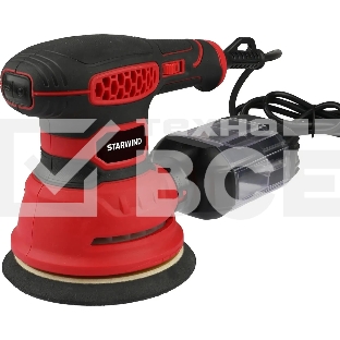 Эксцентриковая шлифовальная машина Starwind OS125-400S1 400Вт D125мм