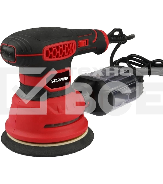 Эксцентриковая шлифовальная машина Starwind OS125-400S1 400Вт D125мм