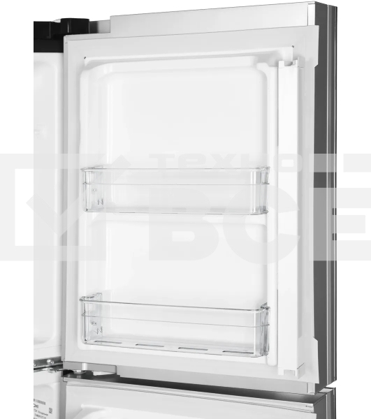 Холодильник Hitachi R-W660PUC7X GC шампань стекло двухкамерный 396/144л морозилка сверху, No Frost, Side by Side