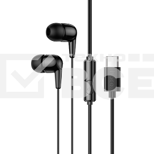Проводные наушники Hoco M97a черный, внутриканальные