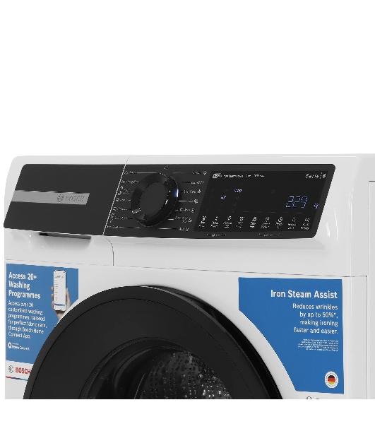 Стиральная машина Bosch WGK244Z0ME белый, загрузка фронтальная 9 кг, 1400 об/мин., класс: A+++