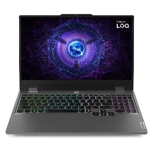 Ноутбук Lenovo LOQ 15IRX9/15.6'/IPS/Intel Core i5 13450HX/16Gb/512Gb SSD/nVidia GeForce RTX 4050 6GB/No OS/серый/2.38kg