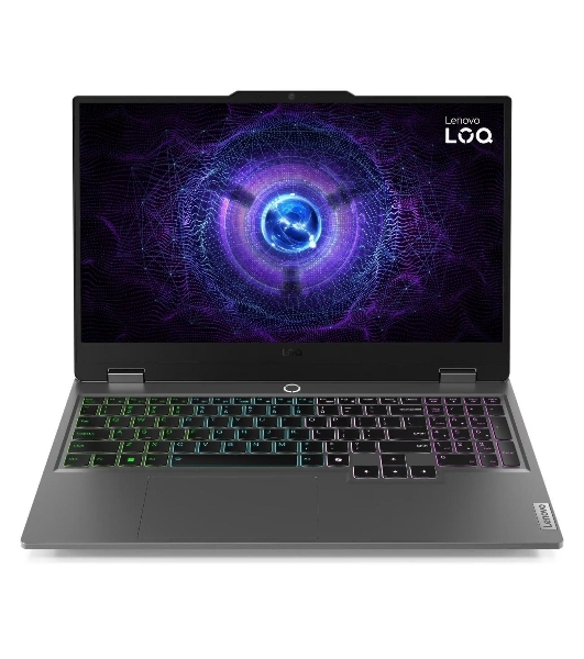 Ноутбук Lenovo LOQ 15IRX9/15.6'/IPS/Intel Core i5 13450HX/16Gb/512Gb SSD/nVidia GeForce RTX 4050 6GB/No OS/серый/2.38kg