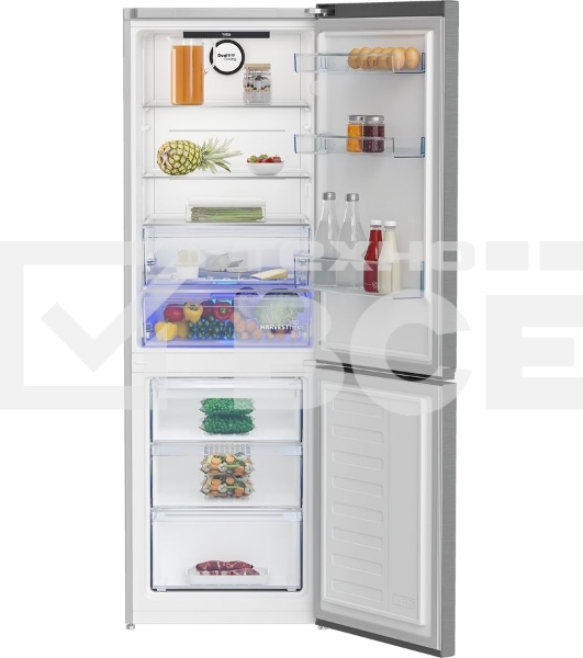 Холодильник Beko B3RCNK362HX нержавеющая сталь двухкамерный 220/100л морозилка снизу Total No Frost