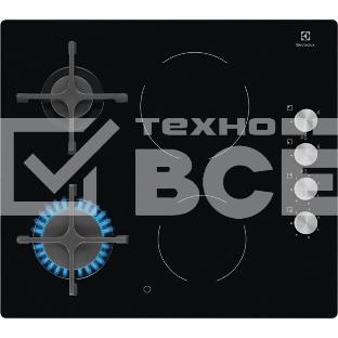 Газовая варочная поверхность Electrolux EGE6172NOK черный