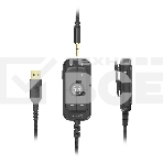 Наушники с микрофоном A4Tech Bloody M590i желтый/серый 1м мониторные USB оголовье, фото4