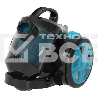 Пылесос Blackton Bt VC1802B черный/голубой, 350/1400 Вт, уборка сухая, пылесборник контейнер 2 л