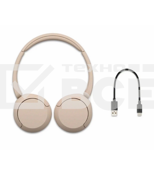 Гарнитура SONY WH-CH520CZ BEIGE Bluetooth