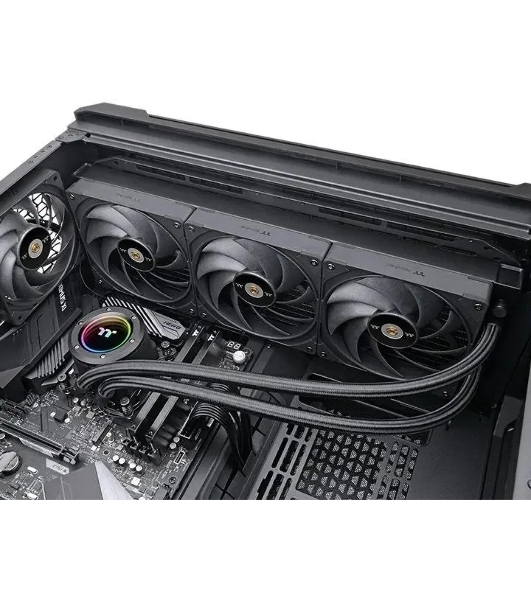 Система жидкостного охлаждения Thermaltake Toughliquid 360 Ex Pro ARGB Soc-AM5/AM4/1151/1200/1700 черный 4-pin 22.6dB Al+Cu Ret (CL-W400-PL12BL-A)