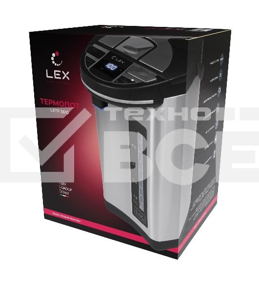 Термопот LEX LXTP3610 5л стальной
