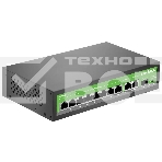 Коммутатор Digma DSP208G-2G-1S-T120 (L2) 10x1Гбит/с 1SFP 8PoE 8PoE+ 120W неуправляемый, фото2
