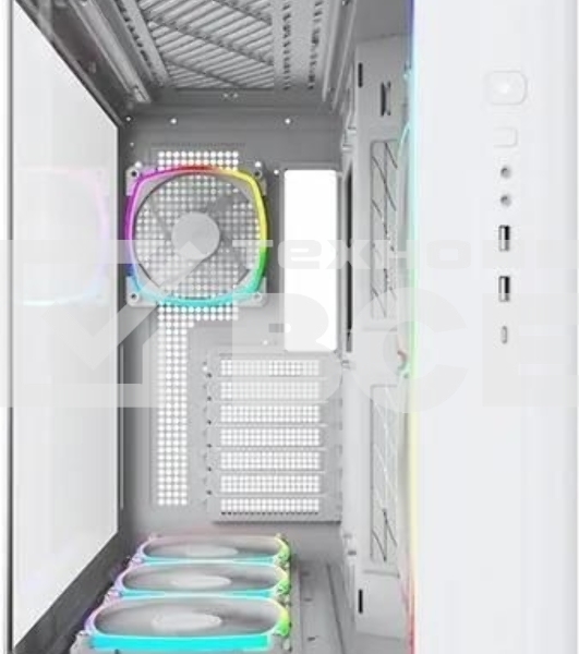 Компьютерный корпус Montech King 95 Pro белый без БП ATX 4x120мм 2x140мм 2xUSB3.0 1xUSB3.1 audio bott PSU