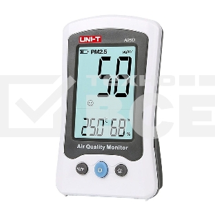 Измеритель качества воздуха UNI-T A25D может использоваться в домах, офисах, отелях, школах, фабриках, больницах, ресторанах и других общественных местах, точность  +-1C