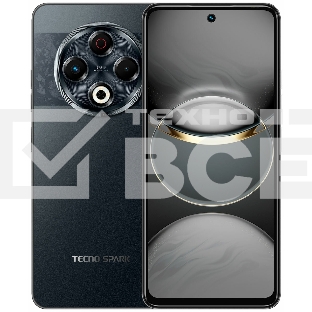 Смартфон Tecno SPARK 30, 8/128Gb, черный