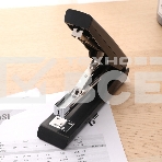 Степлер настольный Deli E0463Black Exceed 24/6 26/6 (25листов) черный 100скоб металл закрытый/открытый коробка, фото6