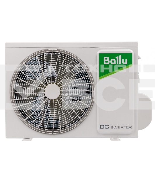 Блок наружный сплит-системы Ballu BSPI/out-13HN8/BL/EU инвертор, 12000 BTU, 35 м², охлаждение, обогрев, осушение