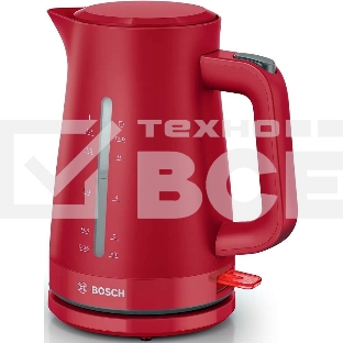 Чайник Bosch TWK3M124 1,7 л, темно-красный