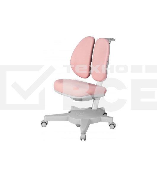Кресло детское Cactus CS-CHR-3604PK розовый крестов. пластик серый