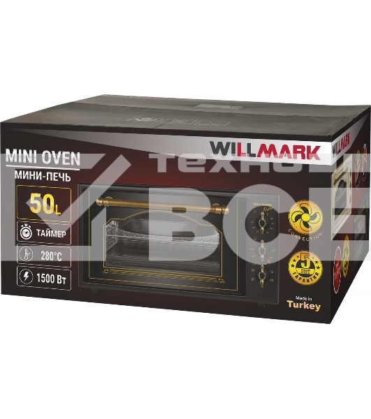 Мини-печь Willmark WOF-505BLR черный