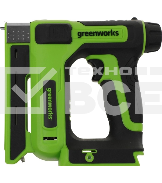 Степлер аккумуляторный GreenWorks G24CS10, 24V, без АКБ и ЗУ (3400107)