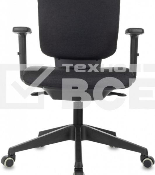 Кресло офисное Бюрократ Dali черный 38-418 крестов. пластик