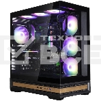 Компьютерный корпус ZALMAN P40 NAMU, ATX, черный, WINDOW, WOODEN ELEMENTS, 2xCombo(2.5” or 3.5”), 1xUSB TYPE-C, 2xUSB 3.0, SIDE 3x120мм ARGb, REAR 1x120мм ARGb, фото2