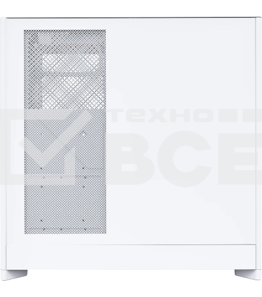 Компьютерный корпус Montech HS01 PRO белый без БП ATX 5x120мм 2xUSB 3.0 1xUSB3.1 audio