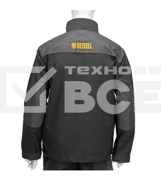 Куртка профессиональная рабочая Denzel 65% полиэстер 35% хлопок, XXXL