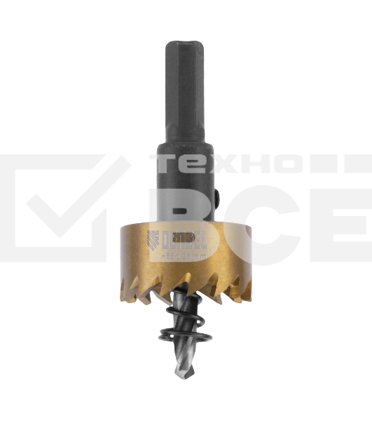 Коронка по металлу Denzel HSS, 26 мм, нитридтитановое покрытие