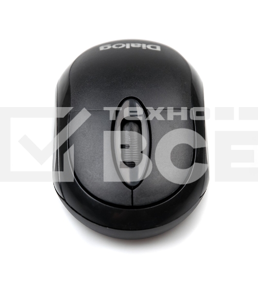Мышь беспроводная Dialog Comfort MROC-10U черный, 1200 dpi, радиоканал, USB, кнопки - 3