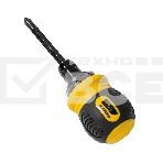 Двухсторонняя отвертка с трещеткой Deli DL626010 PH2+SL6x85мм 6/PH2x85мм. Материал биты: Cr-V. Общая длина: 95-140 мм. Диаметр хвостовика: 6,3 мм., фото 1