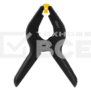 Струбцина-зажим пружинная Deli DL110006 длина 150мм, макс.диаметр зажима 50мм, макс.усилие зажима 140N