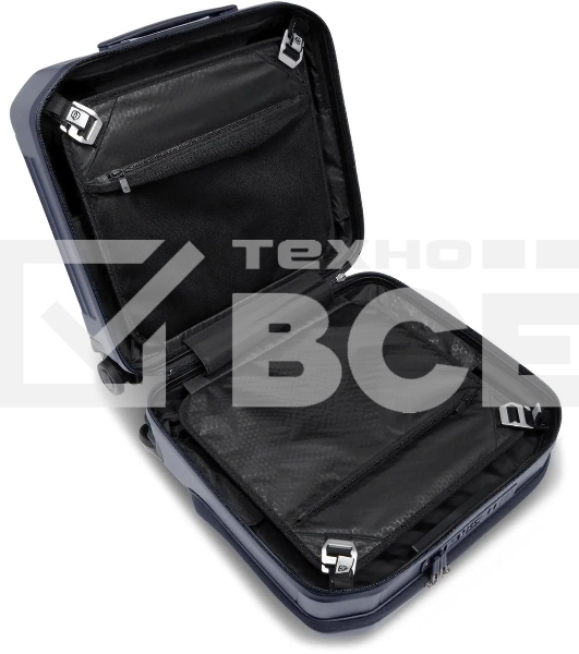 Чемодан Piquadro PQ LIGHT BV6552PQL/BLUO 40x41x23см поликарбонат синий матов.