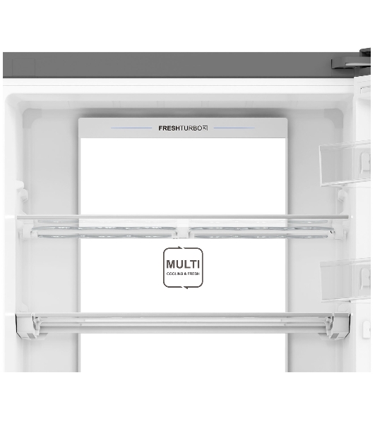 Холодильник Haier C4F744CGGU1 золотистый двухкамерный 303/136л морозилка снизу, No Frost