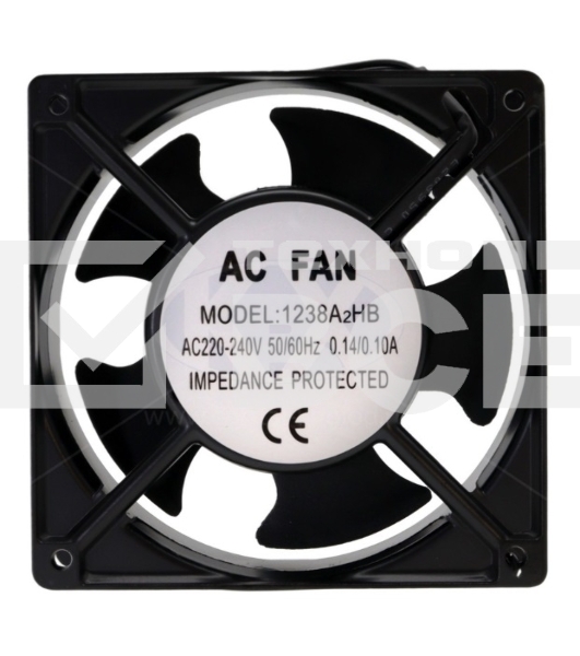 Вентилятор 120х120х38 1238A2HB 220V (ball bearing)