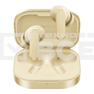 Наушники TWS Realme Buds Air 8 бежевый, внутриканальные, Bluetooth, активное шумоподавление, до 45 ч