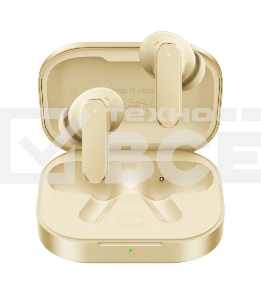 Наушники TWS Realme Buds Air 8 бежевый, внутриканальные, Bluetooth, активное шумоподавление, до 45 ч