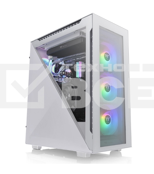 Компьютерный корпус Thermaltake Divider 500 TG Snow ARGB CA-1T4-00M6WN-01 White/Win/SPCC/Tempered Glass*4/120mm ARGB Fan*3/120mm Standard Fan*1 (527897)