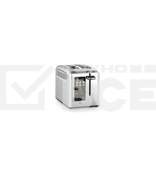 Тостер BQ T2002 Steel-Black, Мощность 950 Вт, 9 степеней поджаривания
