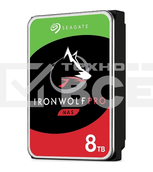 Жесткий диск Seagate SATA-III 8TB ST8000NT001 NAS Ironwolf Pro 512E (7200rpm) 256Mb 3.5
