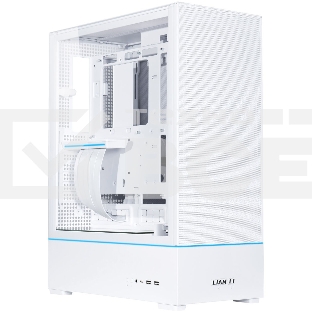 Корпус Lian Li SUP01W / White / 3 x 120mm PWM Fan / PCIe4.0 Riser Cable / Mid-Tower, TG / G99.SUP01W.R0